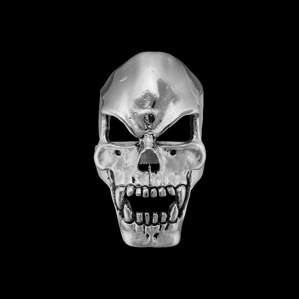 Stranger Things Eddie Munson Skull Biker Ring, 316SS